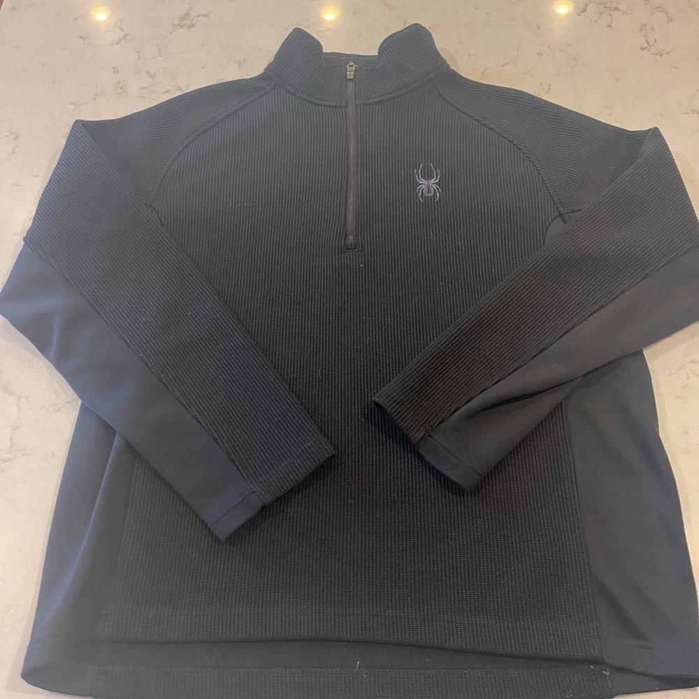 Spyder Core sweater. LARGE. black/black